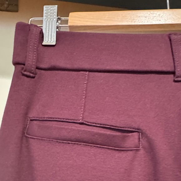 Lee Women's Dark Burgundy Wide Leg Pants - Picture 4 of 5